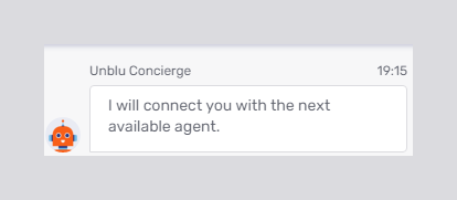 Concierge visitor onboarding: check agent availability