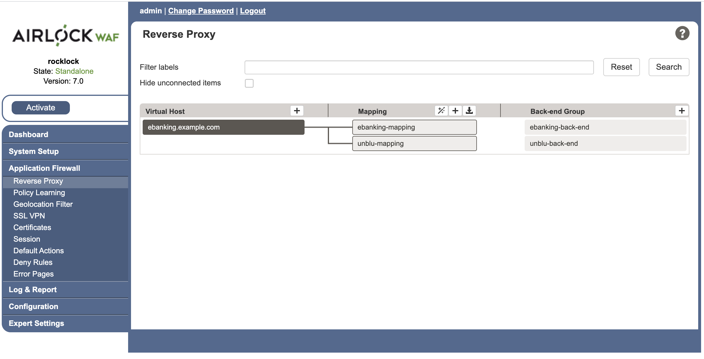 airlock reverse proxy