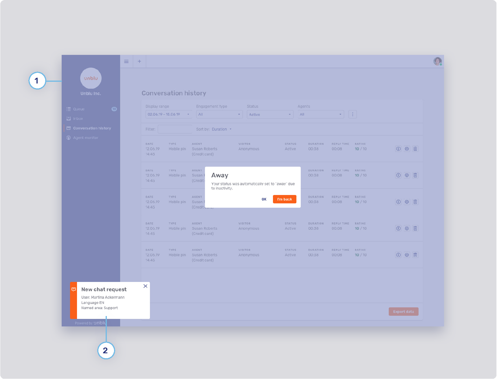 modal dialog