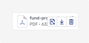 Document tool icons
