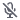 Muted microphone icon