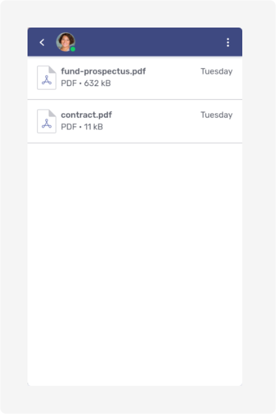Files view