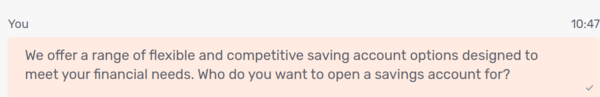 Edited chat suggestion after sending to the chat